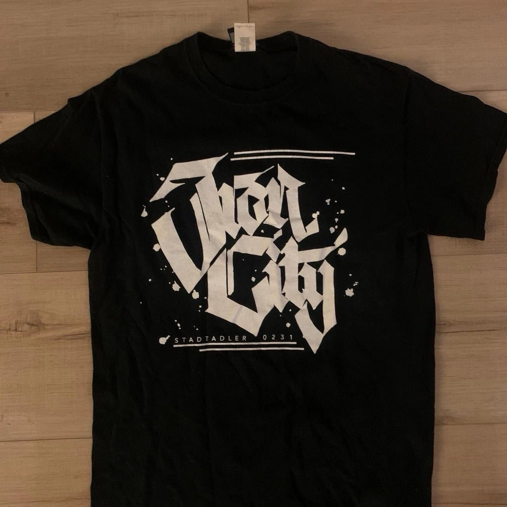 Stadtadler 0231 Iron City Graphic T-Shirt Black Size M Streetwear Dortmund