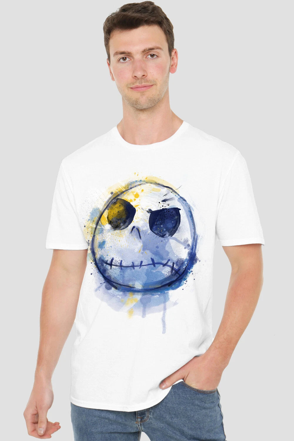 The Nightmare Before Christmas Painted Jack Skellington - Mens T-Shirt S-2XL