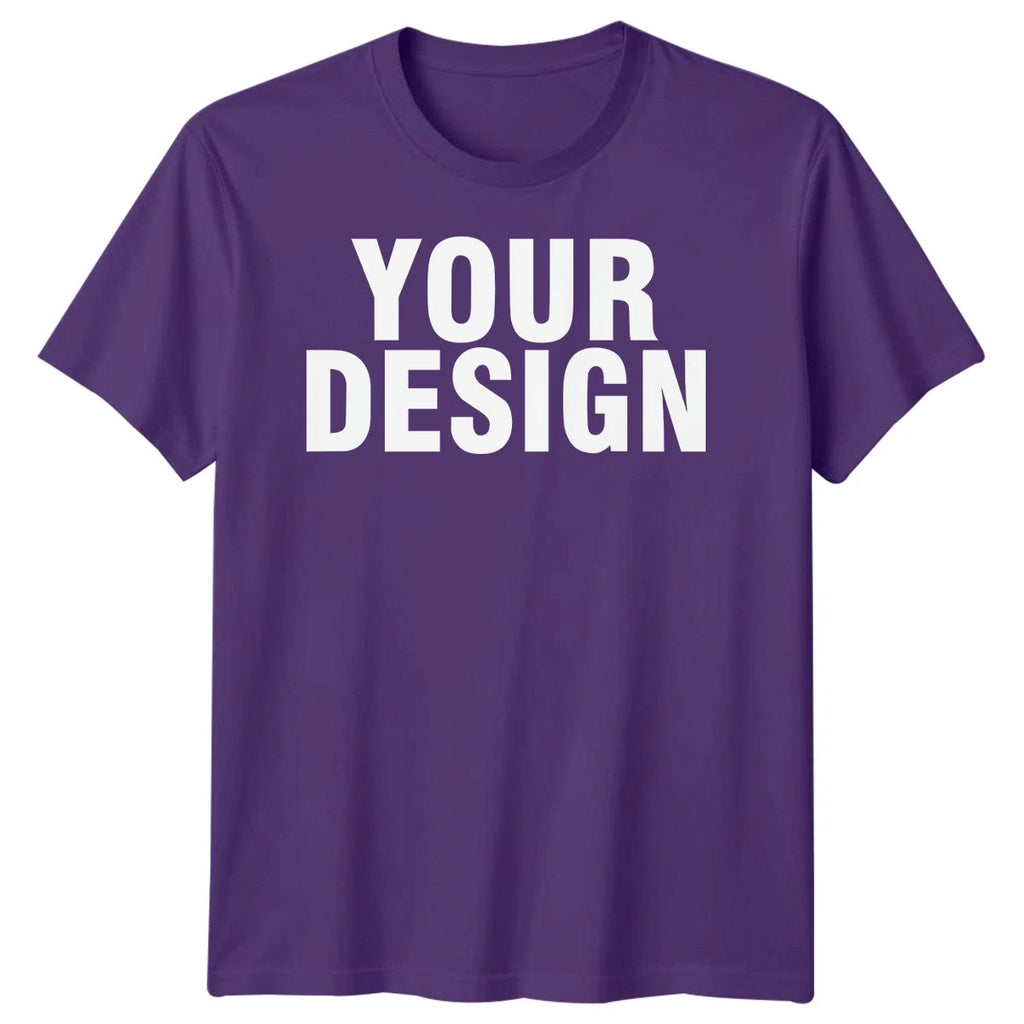 Custom Personalised Mens T-Shirt Your Design Printed Tee