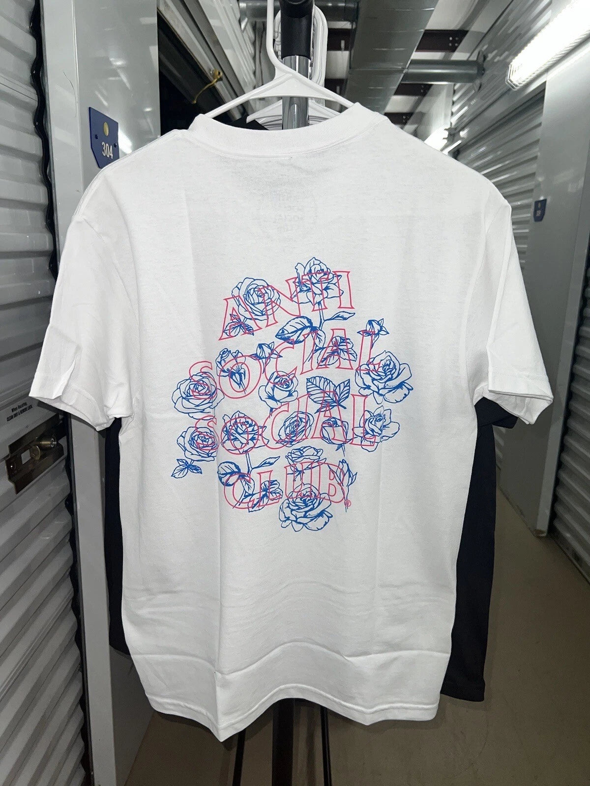 Anti Social Social Club ASSC Club The Strip Tee White Sz-M-L  100% Authentic.