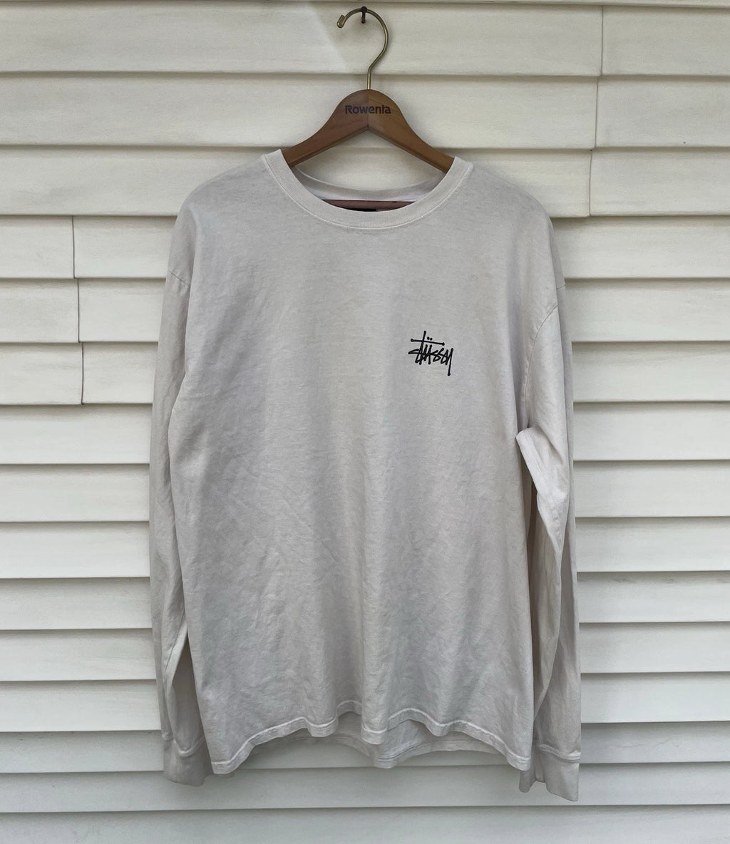 Stussy Long Sleeve T Shirt Mens Large Skate Streetwear