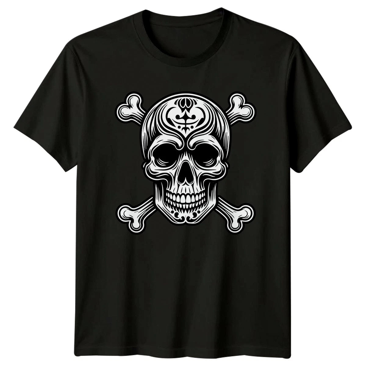 Dark Art Skull God Mens T-Shirt Gothic