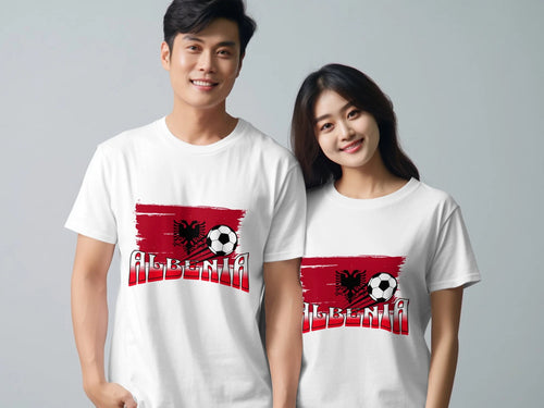 Albenia Football T-Shirt European Tournament Unisex Soccer TShirt Euros 2024