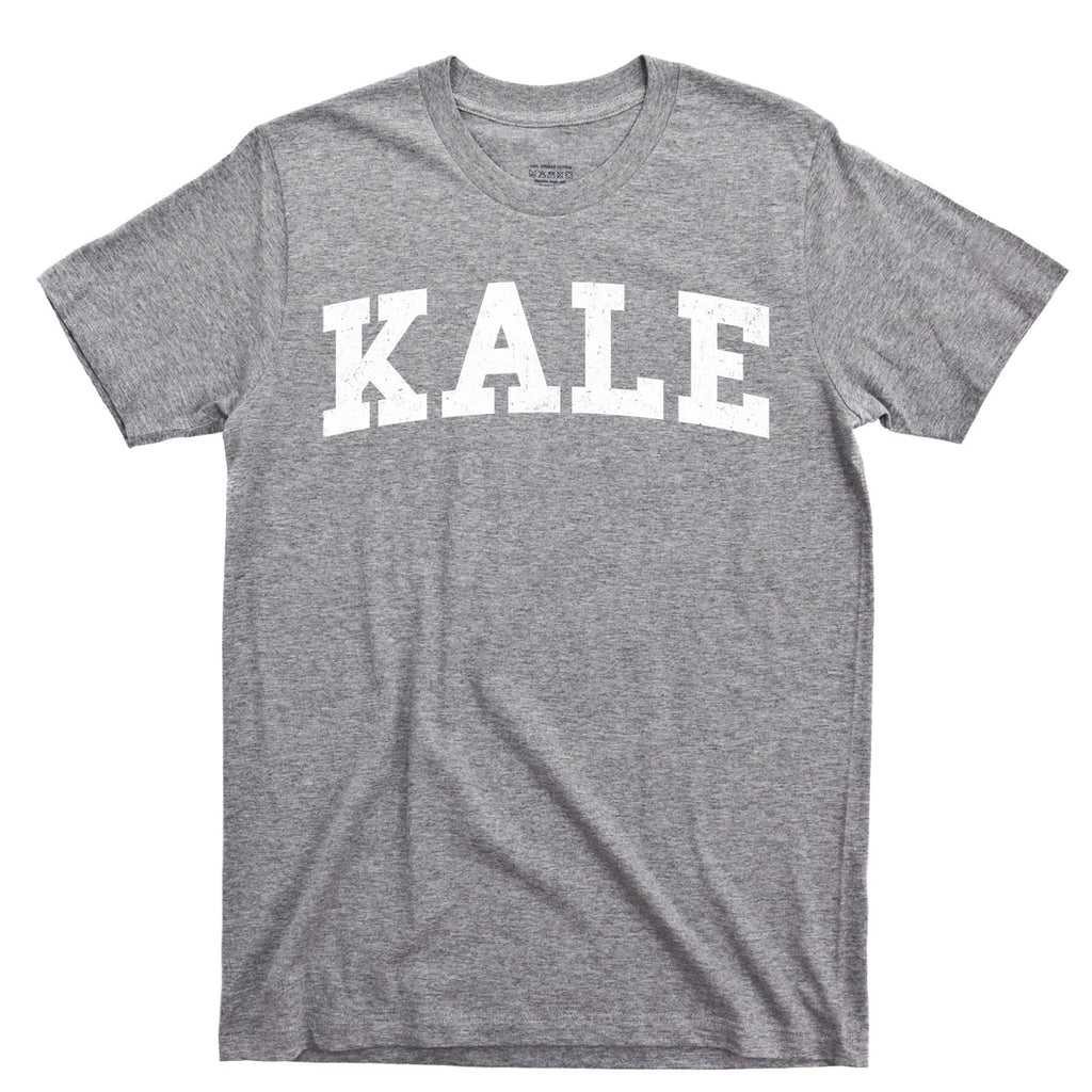 KALE T Shirt Foodie Vegan Vegetarian Non GMO Organic Plants Garden Greens Tee