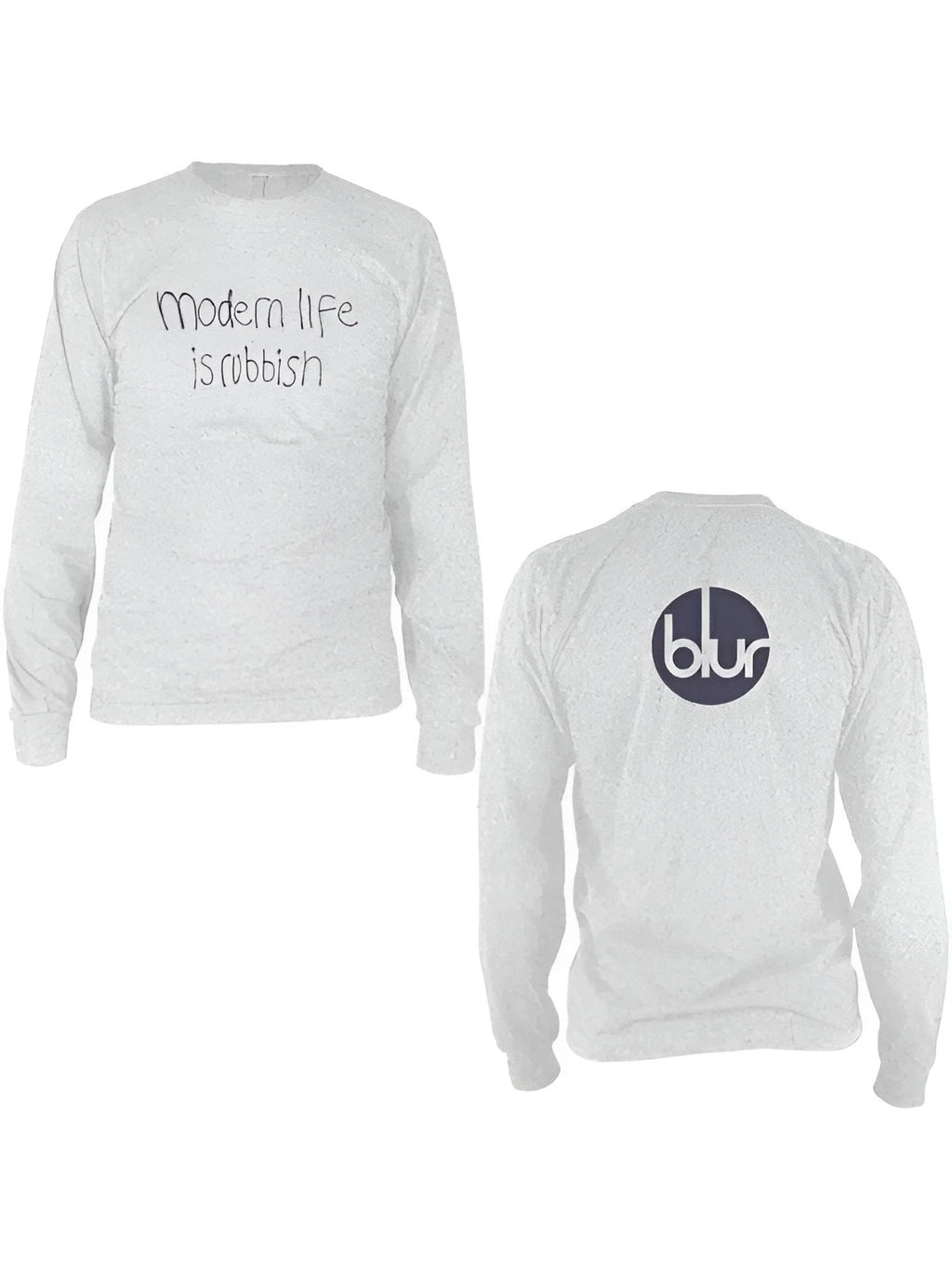 Authentic Blur Modern Life Is Rubbish Long Sleeve T-Shirt S-2XL NEW