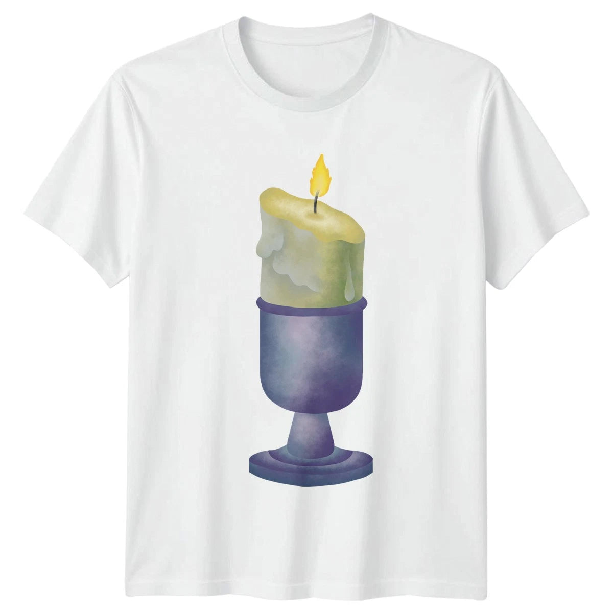Melting Candle T-Shirt Gothic Decor Gift For Him And Her