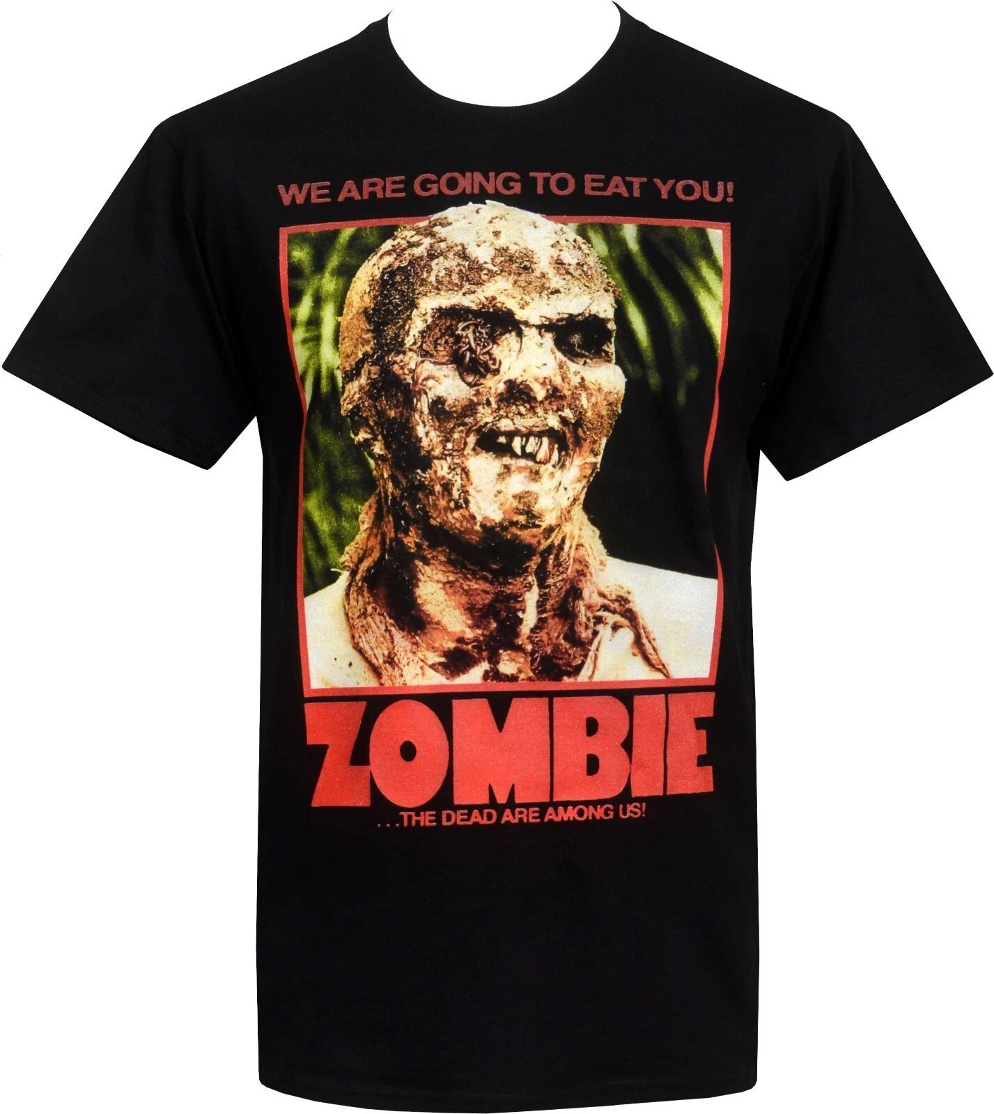 Zombie Men's Horror T-Shirt Retro B-Movie Poster Monster