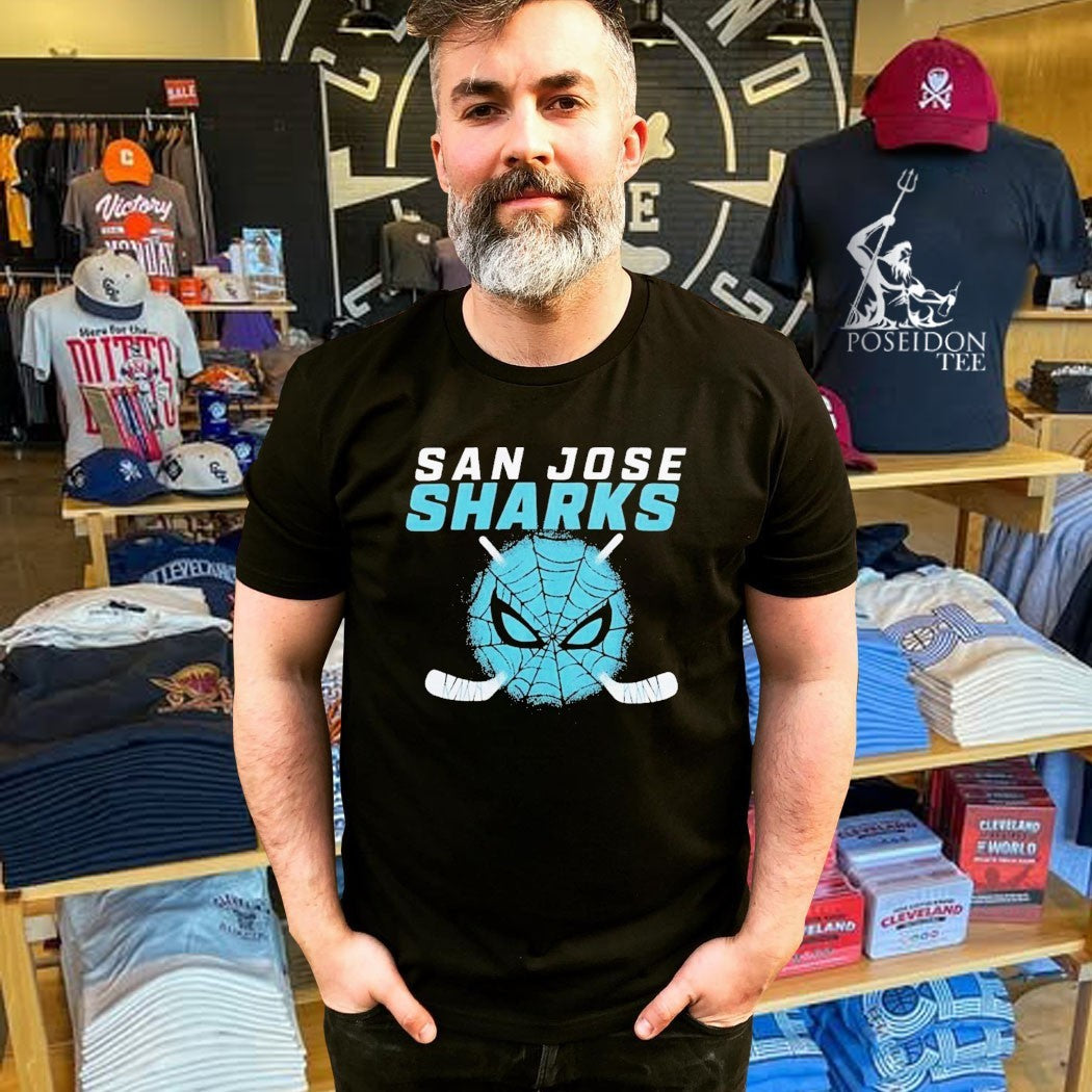 San Jose Sharks Spider-man 2026 T-shirt