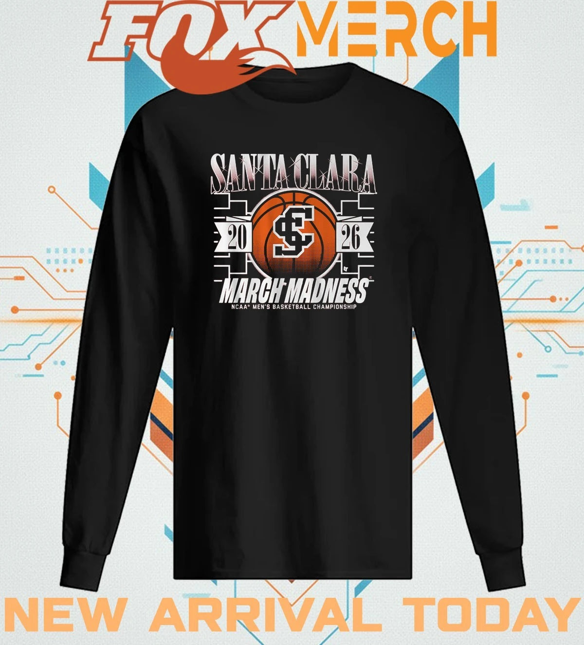 Santa Clara Broncos 2026 March Madness NCAA Men’s Basketball Championship shirt