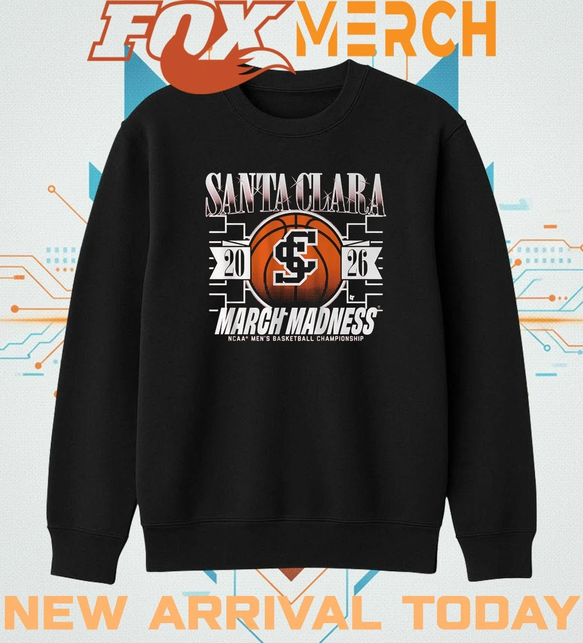 Santa Clara Broncos 2026 March Madness NCAA Men’s Basketball Championship shirt