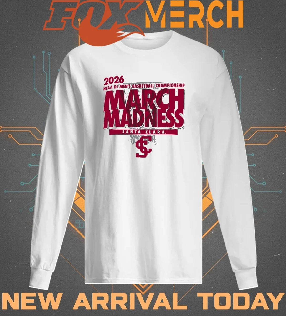 Santa Clara Broncos 2026 NCAA DI Men’s Basketball Championship March Madness shirt
