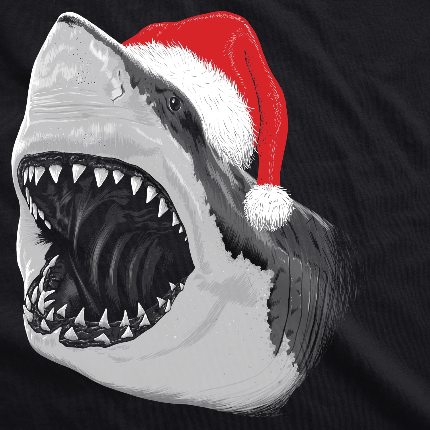 Santa Jaws Toddler T Shirt