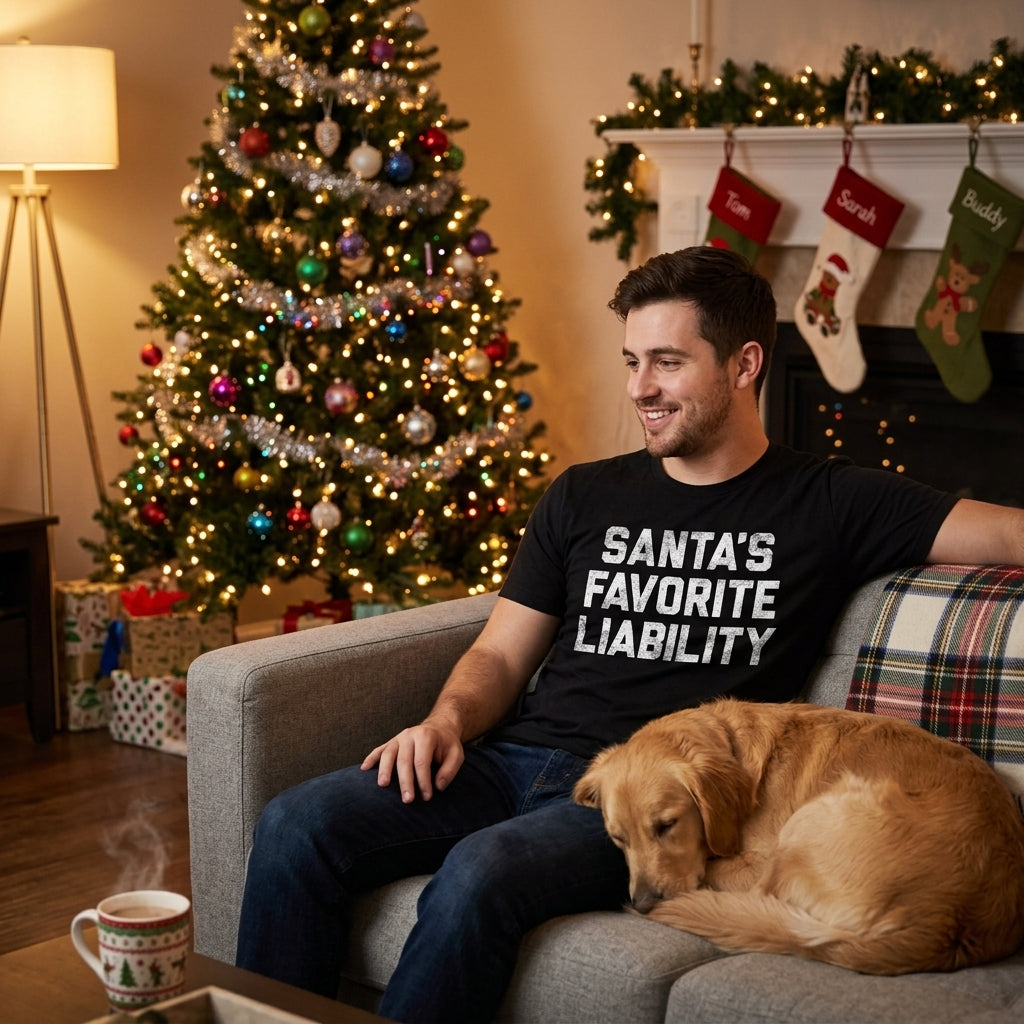 Santas Favorite Liability Men's T Shirt