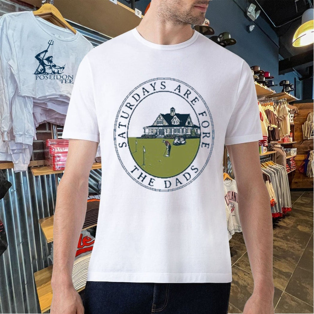 Saturdays Are Fore The Dads Clubhouse Pocket T-shirt