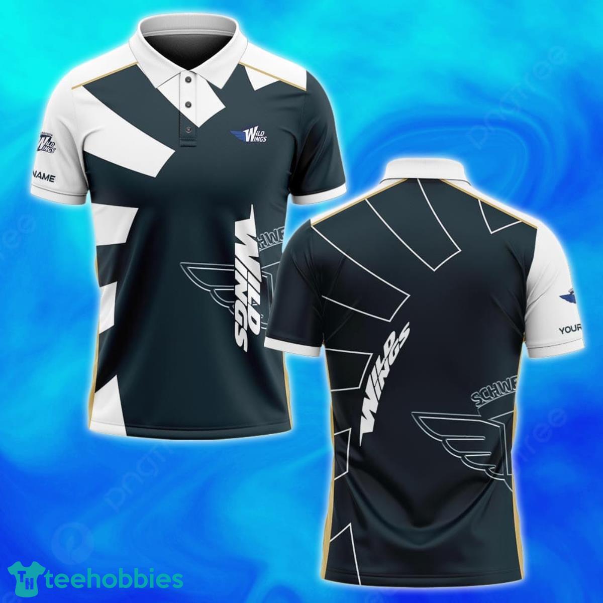 Schwenninger Wild Wings Polo Shirt Custom Name Gifts For Loved Ones