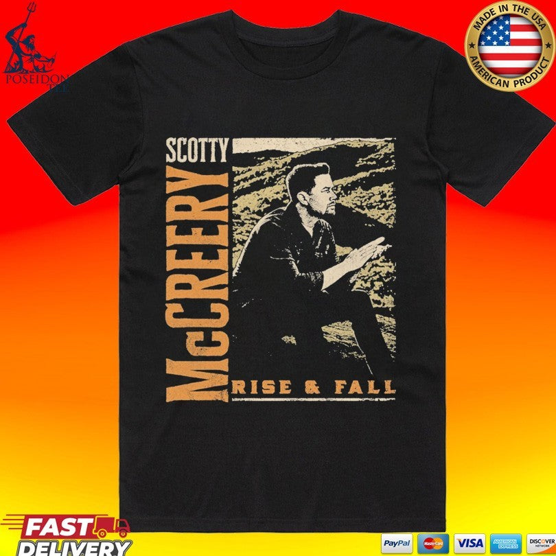 Scotty Mccreery Cd Rise & Fall Photo T-shirt