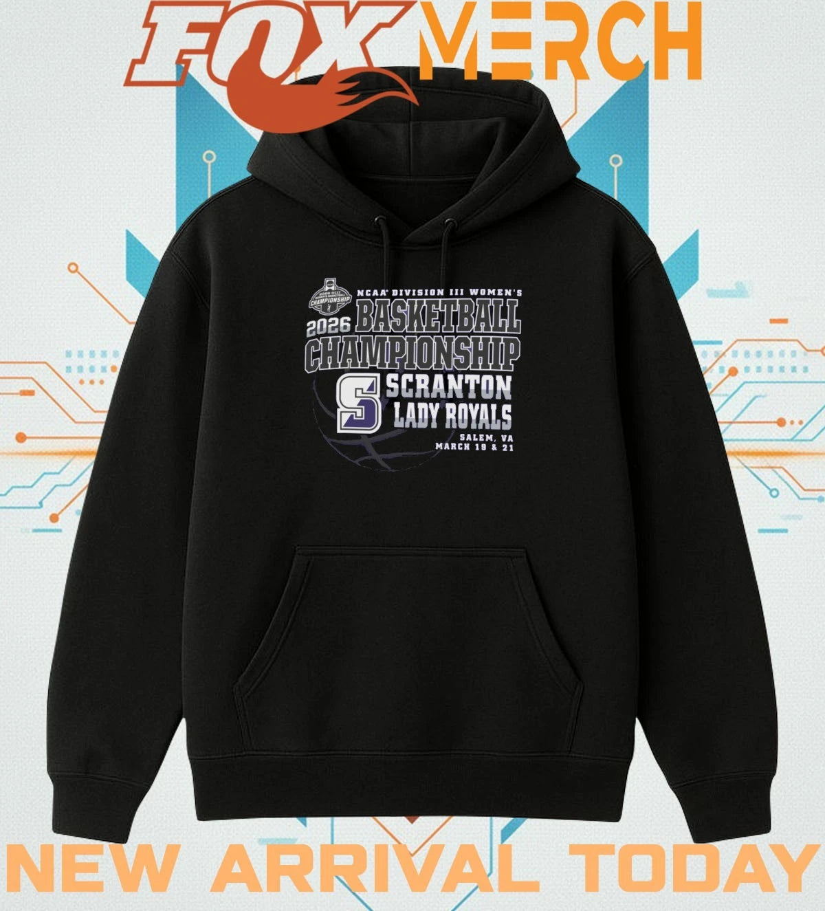 Scranton Lady Royals 2026 NCAA Division III Women’s Basketball Championship Salem, VA march 19 &amp; 21 shirt