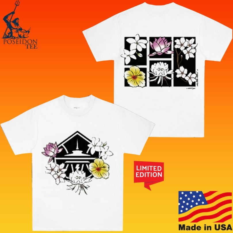 Seattle Storm Team Aanhpi Flowers T-shirt