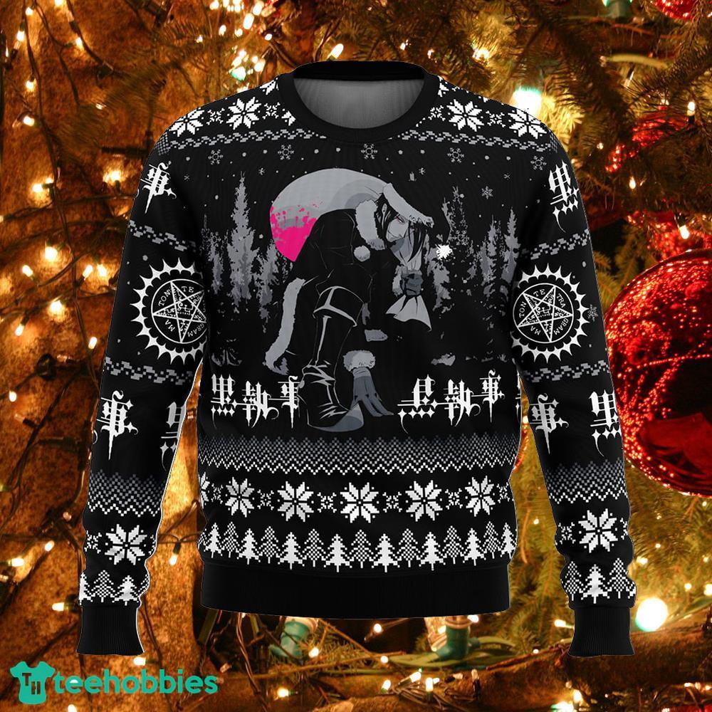 Sebastian Black Black Butler Toboggan Ugly Christmas 3D Sweater Gift For Adult