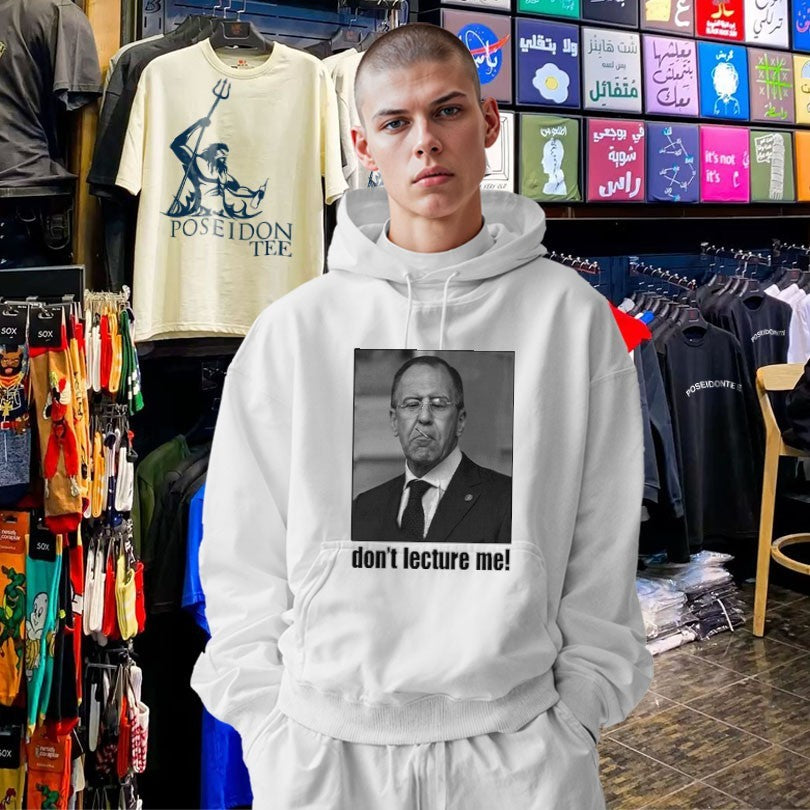 Sergey Lavrov Don’t Lecture Me T-shirt