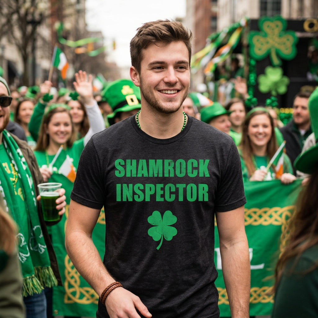 Shamrock Inspector Men's T Shirt