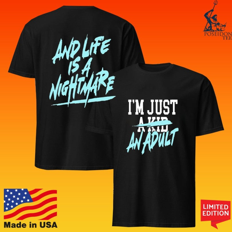 Simple Plan I’m Just A Kid An Adult And Life Is A Nightmare 2026 T-shirt