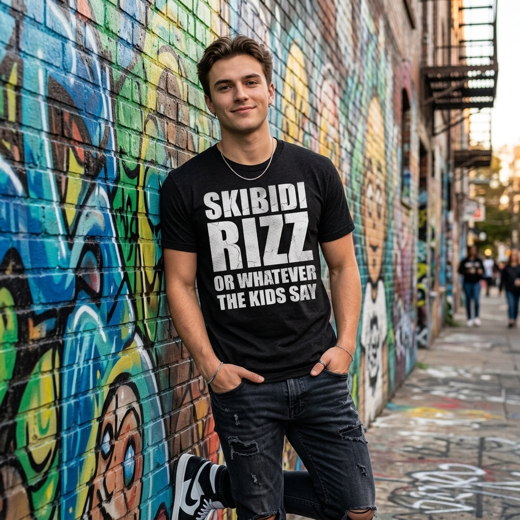 Skibidi Rizz Or Whatever The Kids Say Men's T Shirt