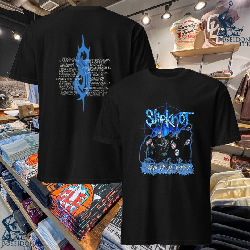 Slipknot Blue Band Photo T-shirt