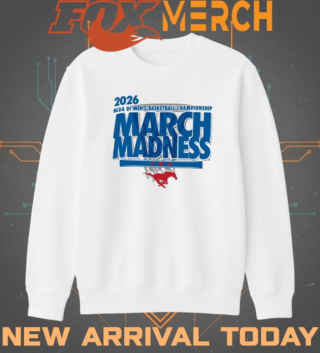 SMU Mustangs 2026 NCAA DI Men’s Basketball Championship March Madness shirt
