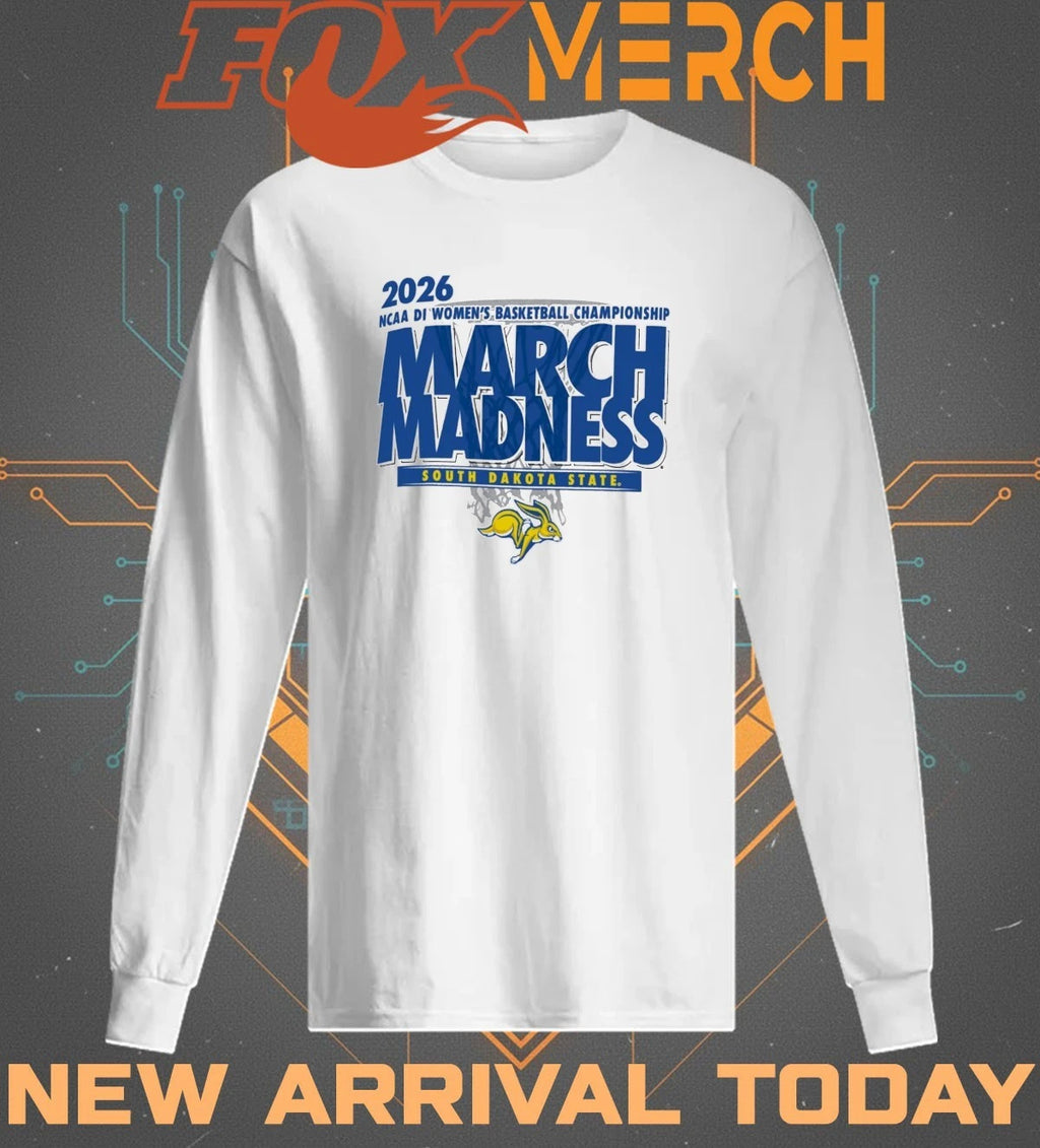 South Dakota State Jackrabbits 2026 NCAA DI Women’s Basketball Championship March Madness shirt