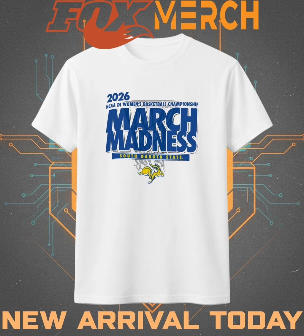 South Dakota State Jackrabbits 2026 NCAA DI Women’s Basketball Championship March Madness shirt