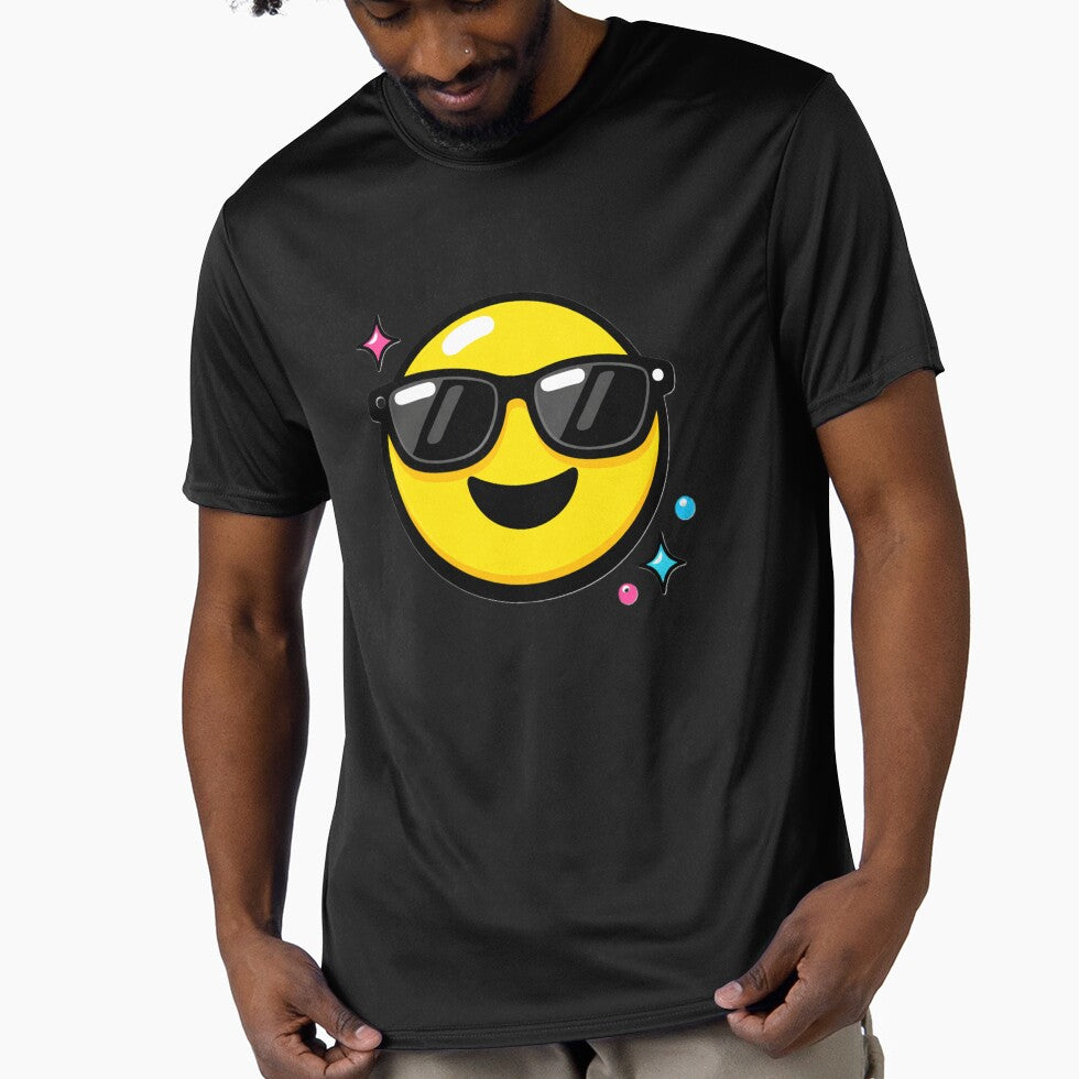Happy Cool Smiley Y2K Aesthetic by LittleRoarArt