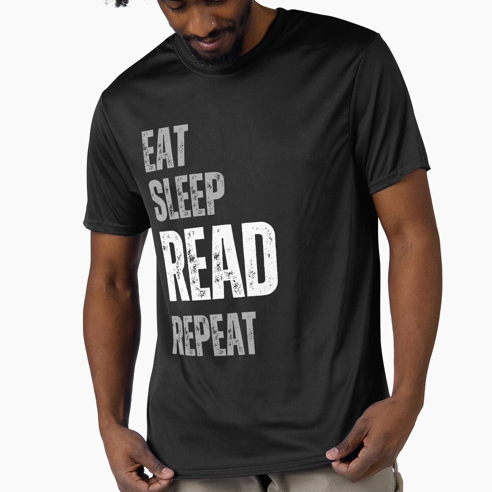 eat sleep read repeat by Bluecat93