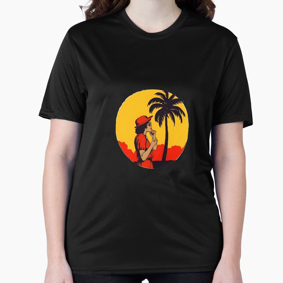 Sunset Serenade - Pop Art Palm Woman by UrsaStick