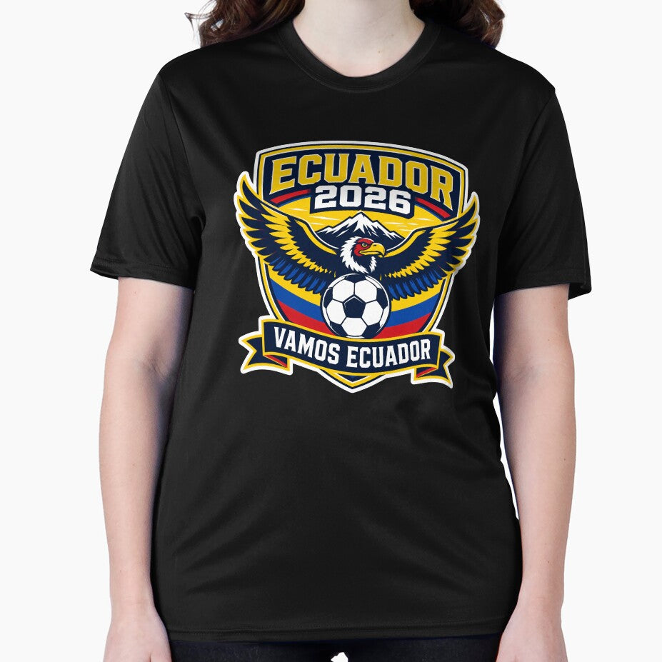 Ecuador 2026 Eagle Football Crest by RedCircleArt