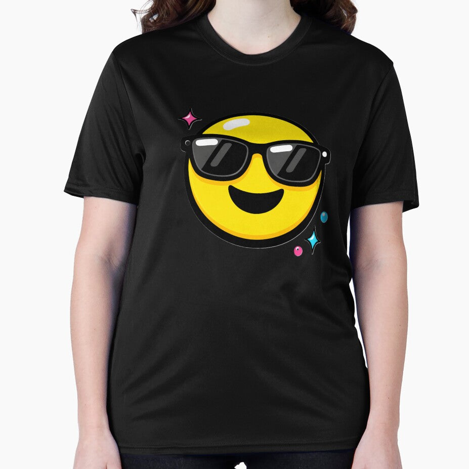 Happy Cool Smiley Y2K Aesthetic by LittleRoarArt