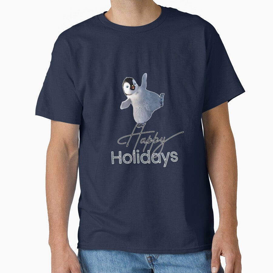 Penguin Holiday Greeting by Liani DeGeeter