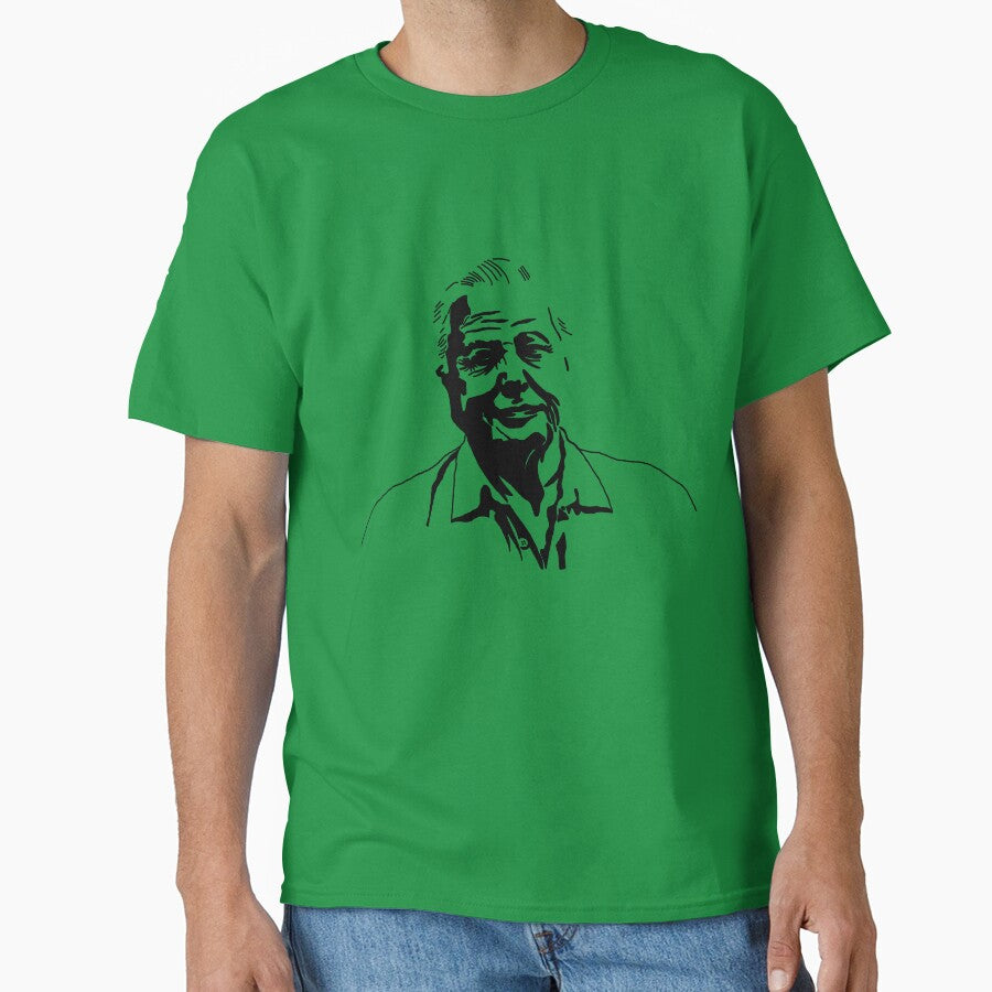 David Attenborough by JP Tees