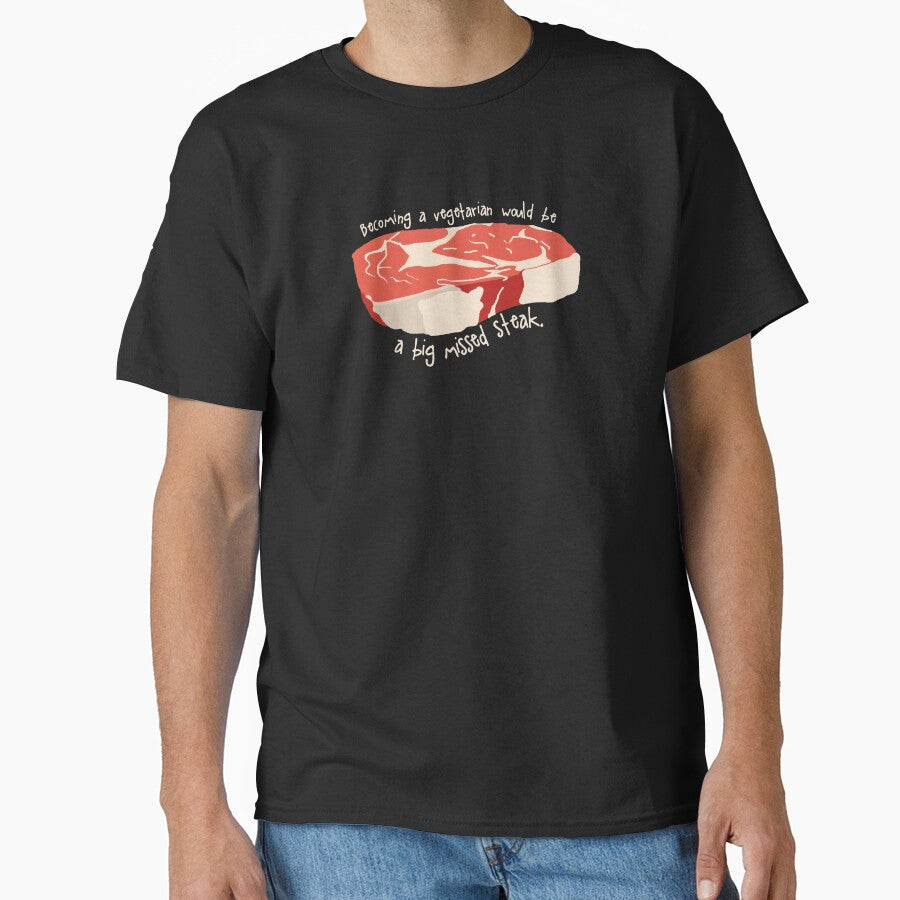 Funny Steak, Vegetarian Pun by Amy Hadden
