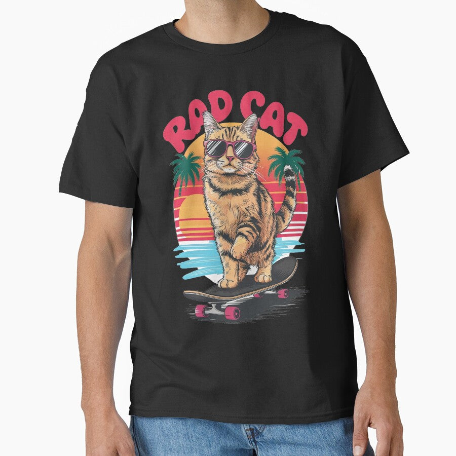 RAD CAT ON A SKATEBOARD by Catzy Live®