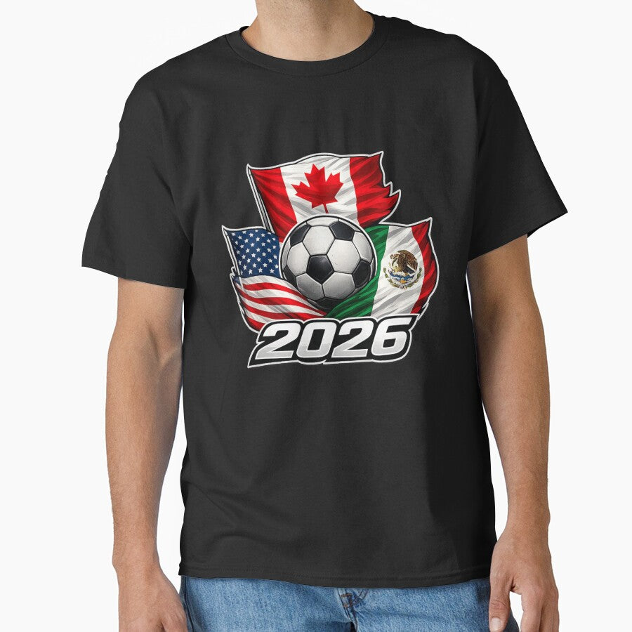 Soccer 2026 USA Canada Mexico – World Football Flags by MargaretaArt