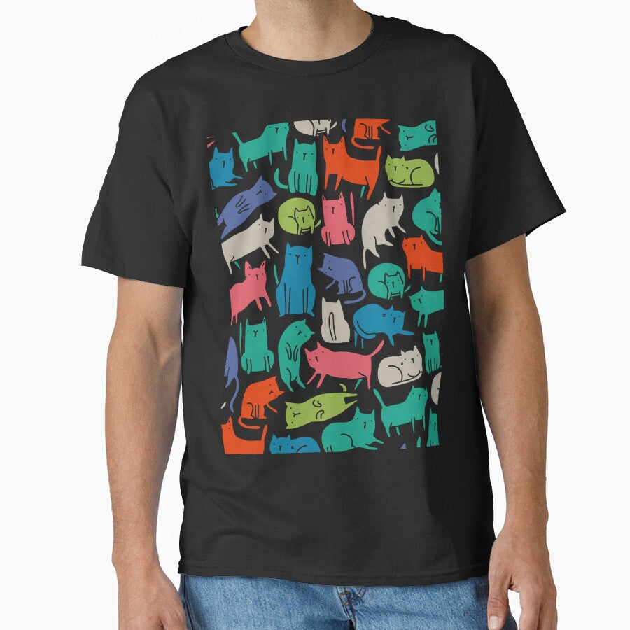 Cool Cats. Funny cute colorful pet design. by kostolom3000