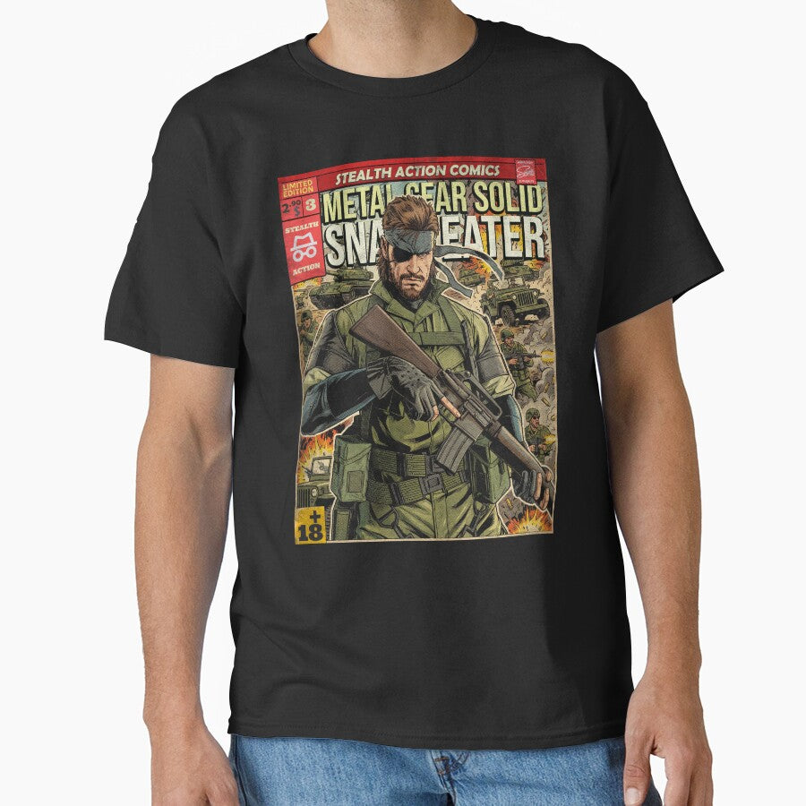 Metal Gear Vintage Comic Cover Gaming Art by Back2Collage