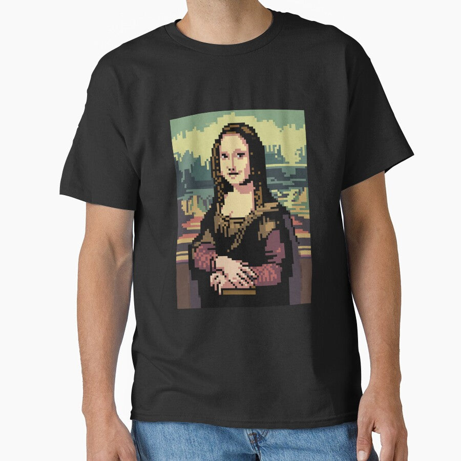 Pixel Art Mona Lisa by Enea Kelo