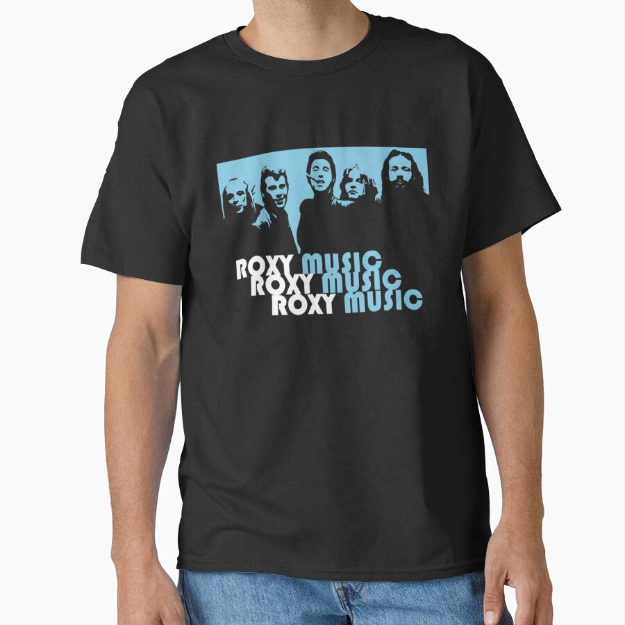 Roxy Music New Wave Retro Band Typography Design by Masonmarybell