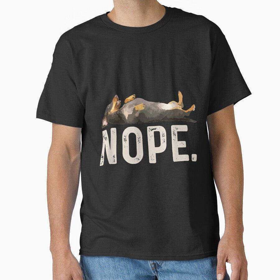 Nope Lazy Dachshund by Chloe43212