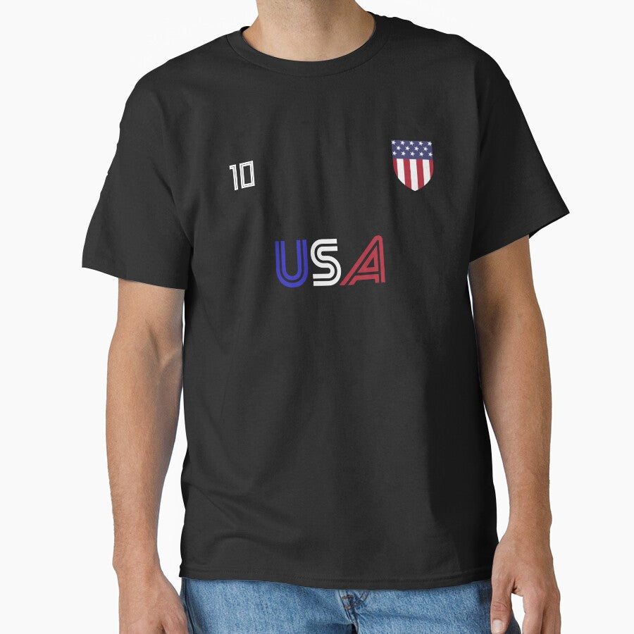 USA Soccer Team American Flag football fan by majuga
