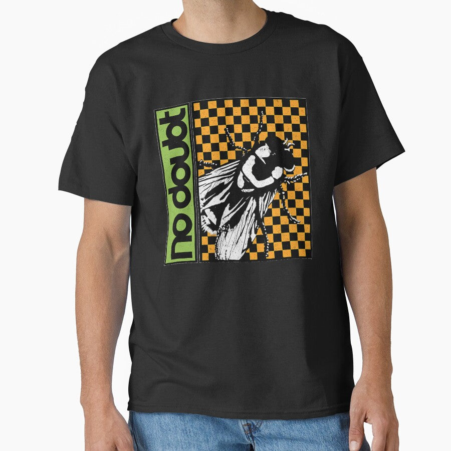 Vintage No Doubt Fly Checkerboard Ska Punk by eonvisuals