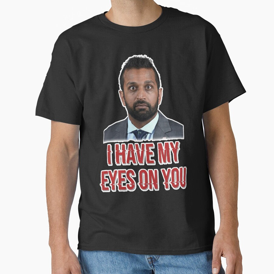 Kash Patel Creepy Eyes Tee – I Have My Eyes On You! by DyfunctionalTee