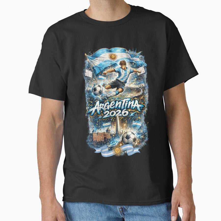 Argentina Football 2026 Street Graffiti – Champion Fan Merchandise ver 1 by CosmicNook1